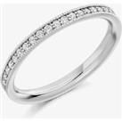 Platinum Milgrain-Edge Diamond Eternity Ring (M) FET1764 M
