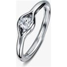 Geoghegan Revealing Platinum & Diamond 0.23ct Tension Set Solitaire Ring RLG1/P
