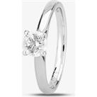 1888 Collection Platinum 0.60ct Brilliant-Cut Classic Diamond Ring RI-2016(.60CT PLUS)- H/SI2/0.60ct