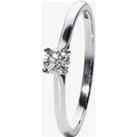 1888 Collection Platinum 0.25ct Brilliant-Cut Classic Diamond Ring RI-2016(.25CT PLUS)- G/SI1/0.25ct