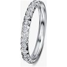 Geoghegan Chapiteau Platinum & Diamond 0.17ct Hexagonal Cut Wedding Band Ring CHA14/P