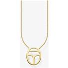 THOMAS SABO Gold Plated Scarab Symbol Necklace KE1522-413-12-L45V