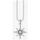 THOMAS SABO Royalty Star Cubic Zirconia Necklace KE1825-643-14-L45V