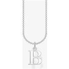 THOMAS SABO Silver Letter B Necklace KE2011-001-21-L45V