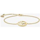 THOMAS SABO Gold Plated Scarab Symbol Bracelet A1527-414-11-L19.5V