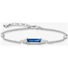 THOMAS SABO Ladies Blue Octagon Stone Set Bracelet A2018-166-1-L19V