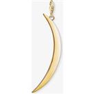 THOMAS SABO Gold Plated Crescent Moon Pendant Y0004-413-39