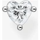 THOMAS SABO Ladies Single Stud Heart Earring H2234-051-14