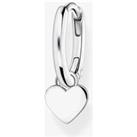 THOMAS SABO Ladies Single Hoop Heart Pendant Earring CR696-001-21