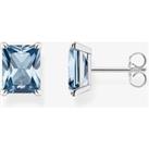 THOMAS SABO Silver & Light Blue Stud Earrings H2201-009-1