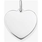 THOMAS SABO Silver Love Coin Heart Pendant LBPE0017-001-12