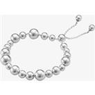 Georg Jensen Moonlight Grapes Sterling Silver Bead Bracelet 20000728