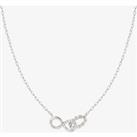 Nomination Lovecloud Sterling Silver Interlocking Infinity Necklace 240504/006