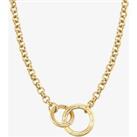 Nomination Infinito Gold Plated Cubic Zirconia Necklace 028203/012