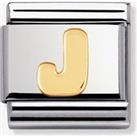 Nomination CLASSIC Gold Letters J Charm 030101/10