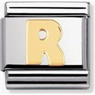 Nomination CLASSIC Gold Letters R Charm 030101/18