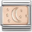 Nomination CLASSIC Rose Gold Plates Moon And Stars Charm 430101/31