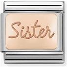 Nomination CLASSIC Rose Gold Plates Sister Charm 430101/38