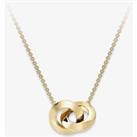 9ct Yellow Gold Linked Circle Necklace CN130-17