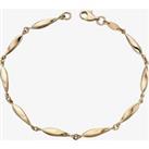 9ct Gold Marquise Bracelet GB456
