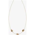 9ct Yellow Gold Textured Knot Necklace GN338