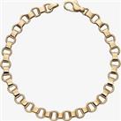 9ct Yellow Gold Circle Link Bracelet GB473