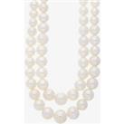 9ct Yellow Gold Two Strand Graduated Freshwater Pearl Necklace POZ827SD/FW
