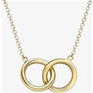 9ct Yellow Gold Interlinked Rings Necklace 1.19.6594