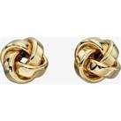 9ct Gold Knot Stud Earrings GE2201