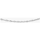 Sterling Silver 51cm Twisted Curb Chain Necklace 8.13.0475-51