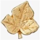 Amulette Gold Plated Small Ivy Leaf Ring Charm CH-138/S/YGP
