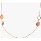 Lola Rose Ladies Bassa Rose Gold Plated Agate Charm Necklace 1M0187 219000
