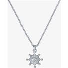 Ted Baker Celstia Crystal Star Silver Pendant Necklace TBJ3482-01-02