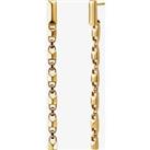 Michael Kors Mercer Link 14ct Gold Plated Drop Earrings MKC1012AA710