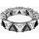 Swarovski Millenia Black & White Crystal Ring 5619153 55