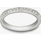 Swarovski Rare Clear Crystal Channel Half Eternity Ring 1121065