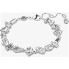 Swarovski Mesmera White Mixed Cuts Rhodium Plated Bracelet 5661529 (M)