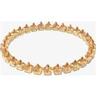 Swarovski Chroma Gold Tone Plated Spike Crystal Necklace 5613679