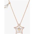 Swarovski Ladies Stella Rose Gold Plated Star Necklace 5645463