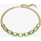 Swarovski Millenia Green Gold Plated Necklace 5671255
