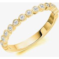 18ct Gold Milgrain-Edge Diamond Eternity Ring (M) HET2503 18Y M