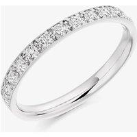 White-Gold Grain-Set Diamond Eternity Ring (L) HET2094