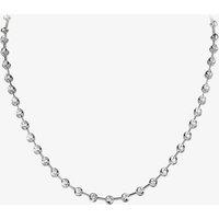 18ct White Gold 1.50ct Rubover Set Diamond Tennis Necklace HN014S