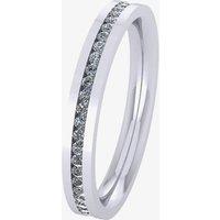 Platinum 0.30ct Channel-Set Diamond Eternity Ring (K 1/2) FET1779 K1/2