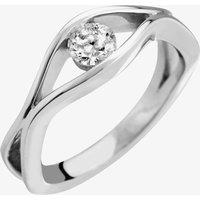 Platinum Tension-Set 0.25ct Diamond Solitaire Ring (Q) R1-1010(4.0)-GVS