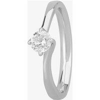 1888 Collection Platinum 0.33ct Diamond Twisted Solitaire Ring RI-137(.33CT PLUS) H/SI2/0.36ct