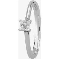 1888 Collection Platinum 0.25ct Princess-Cut Diamond Classic Solitaire Ring RI-2022(.25CT PLUS) E/VS2/0.28ct