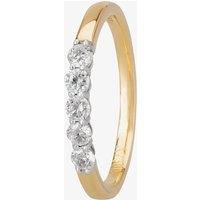 1888 Collection 18ct Gold Certificated 0.30ct Five-Stone Diamond Ring HET1001(.30CT PLUS)- E-F/SI1/0.30ct