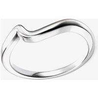 Mastercut Wave 18ct White Gold Dipped Twist Wedding Ring C8RG011W