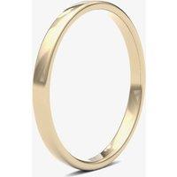 18ct Yellow Gold 2.0mm Soft Court Wedding Ring 2LLS-18Y